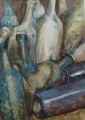 La bouteille cassée - Aquarelles
