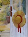 Porte ouverte sur vignes (détails) - Peintures Murales
