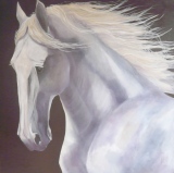 Vent d'écume - Chevaux (huiles et aquarelles)
